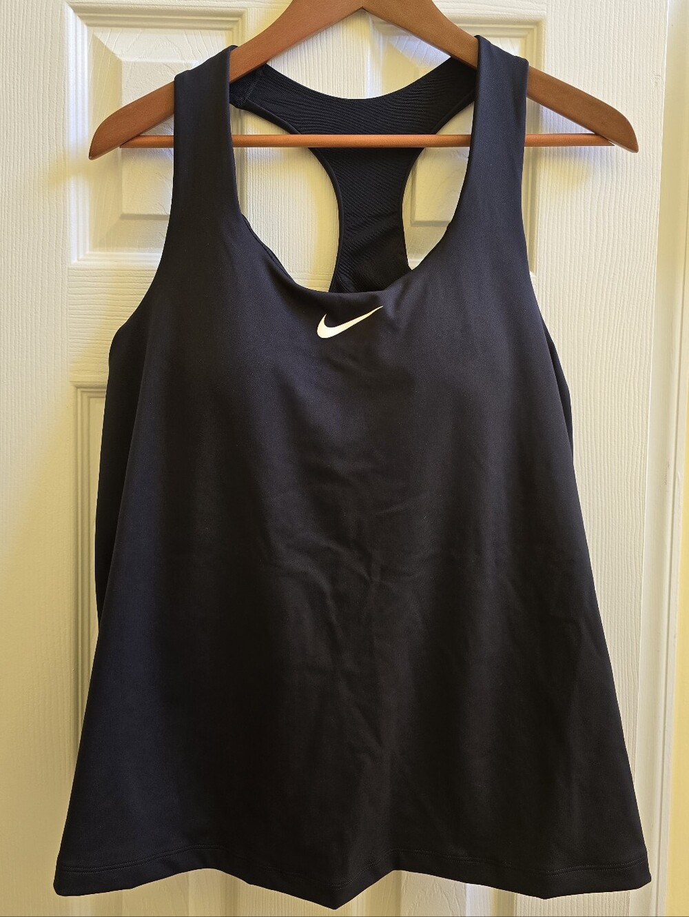 NWT Nike Black Racerback Athletic Tank with White Swoosh - 3X